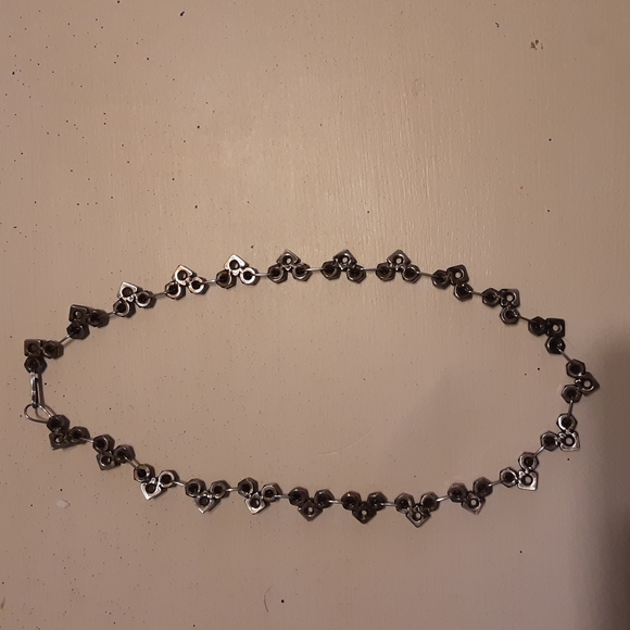 Artisan Brutalist hex nut steel necklace - Picture 2 of 2